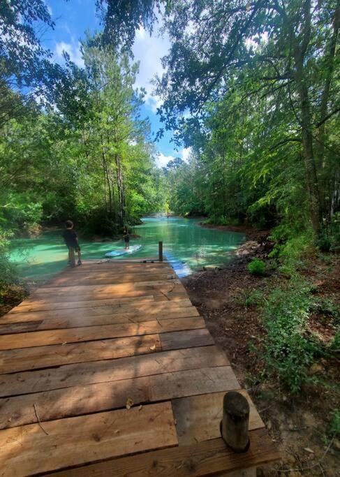 Waterfront Treehouse In A Magical Forest Waller Extérieur photo